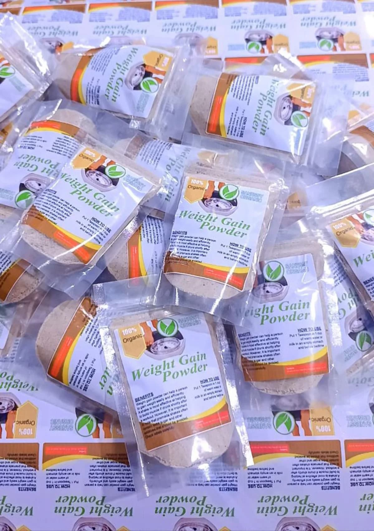 Weight gain powders