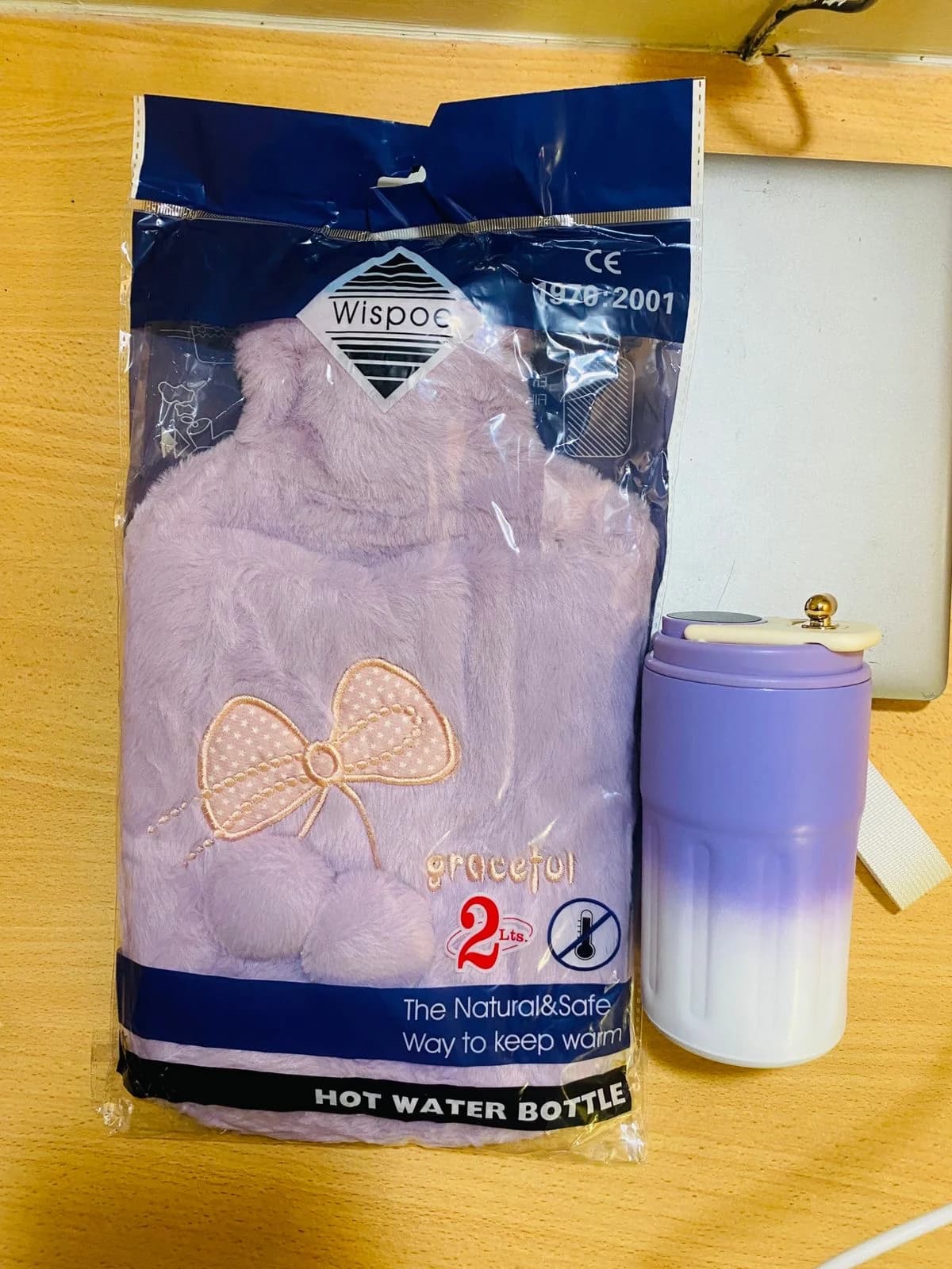 Coffee cups and hot water bottles