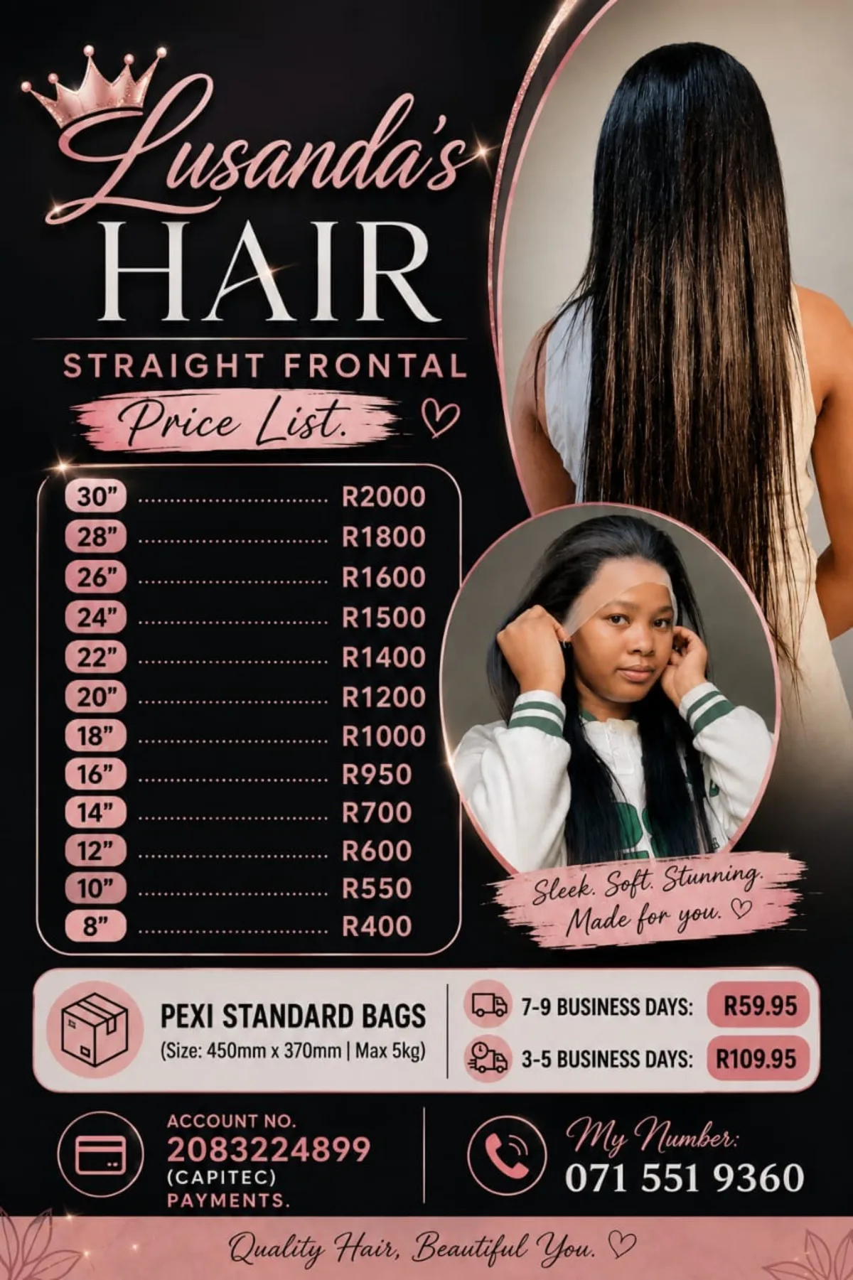 Lusanda’s hair