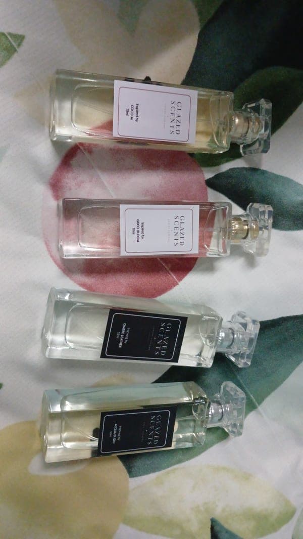 Glazed luxury inspired perfumes